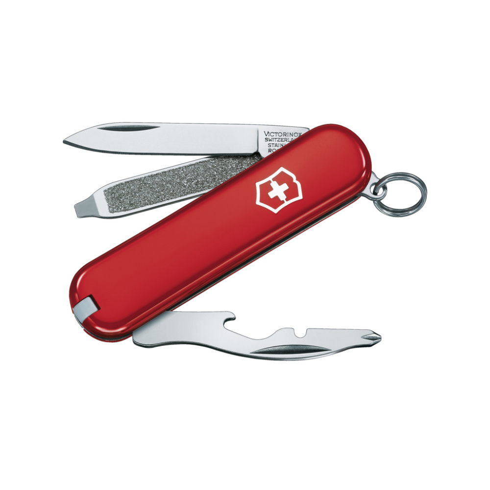 Logo trade mainoslahjat tuotekuva: VICTORINOX-taskuveitsi, pieni Rally, 9 toimintoa