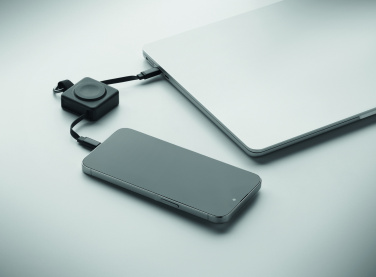 Logotrade mainostuotet kuva: Kelautuva 100 W:n USB-C-kaapel