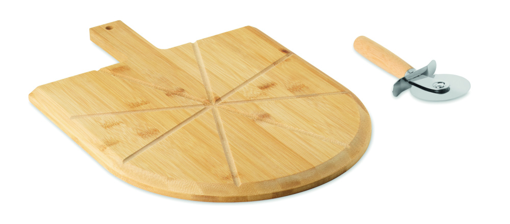 Logotrade liikelahjat mainoslahjat tuotekuva: Pizzalauta & leikkuri