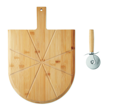 Logo trade mainoslahjat tuotekuva: Pizzalauta & leikkuri