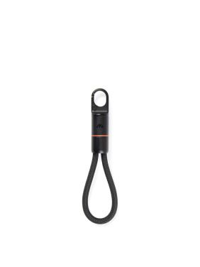 Logotrade liikelahjat mainoslahjat tuotekuva: Nordic Drift Everest USB-C 60W pikalatauskarabiinikaapeli