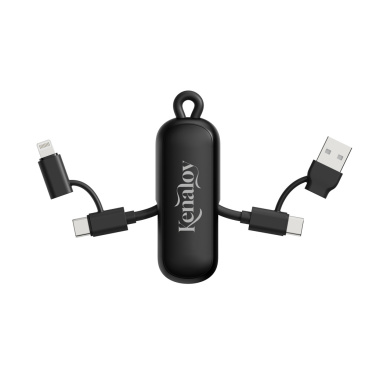 Logo trade mainoslahja kuva: Urban Vitamin Dublin 100 W 4-in-1-avaimenperäkaapeli
