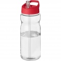 H2O Active® Base 650 ml sportinis buteliukas su snapeliu su dangteliu, Skaidrus / raudonas