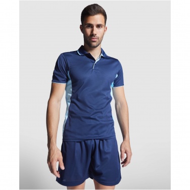 Logotrade verslo dovanos nuotrauka: Montmelo unisex sportinis polo trumpomis rankovėmis