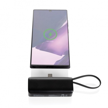 Logotrade verslo dovanos nuotrauka: Powerlink RCS rplastic 3000 mah powerbank USB C jungtis