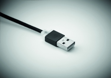 Logotrade reklaminės dovanos nuotrauka: raktų pakabukas su USB tipo C laidu Salaspils