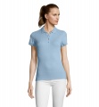 PASSION WOMEN POLO 170g, Dangaus mėlyna Pikė