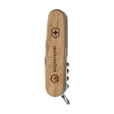 Logotrade reklaminės dovanos nuotrauka: Victorinox Huntsman Wood kišeninis peilis