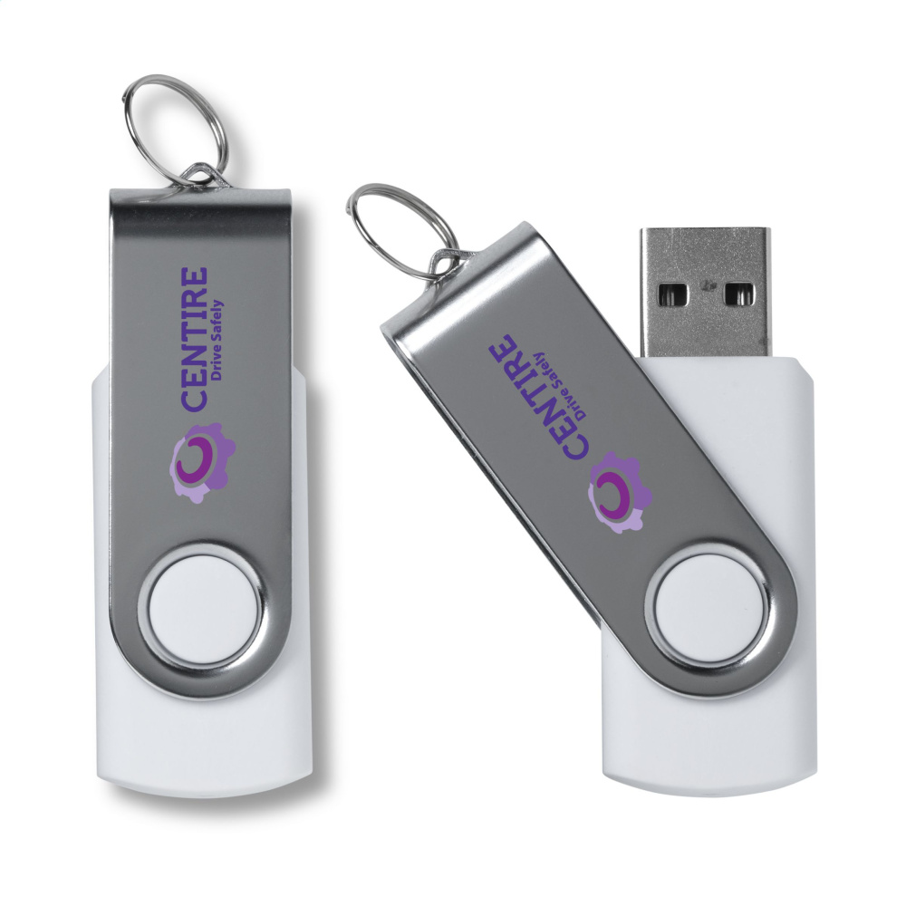 Logotrade dovana nuotrauka: USB Twist iš sandėlio 32 GB