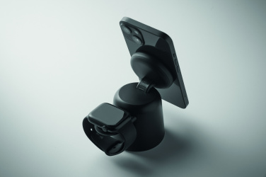 Logotrade reklaminės dovanos nuotrauka: 3 viename belaidis įkroviklis 15 W