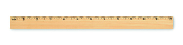 Logotrade verslo dovanos nuotrauka: Medinė liniuotė 30 cm