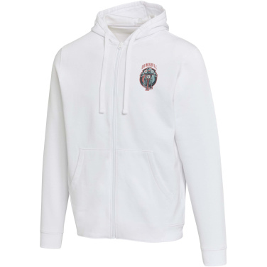 Logotrade reklaminiai produktai nuotrauka: „Jasper“ 280 g/m² unisex OCS ekologiškai perdirbto audinio džemperis su gobtuvu