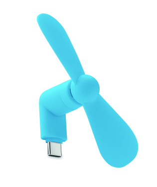 Logotrade reklaminės dovanos nuotrauka: Nešiojamas USB-C ventiliatorius