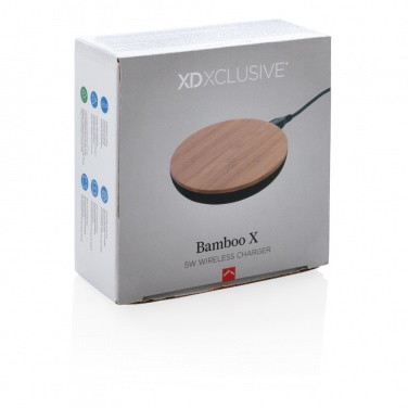 Logotrade Ideja dāvanas foto: Bamboo X 5W bezvadu lādētājs