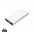 Alumīnija 18W 10 000 mAh PD Powerbank, sudraba