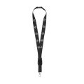 KeyCordSafety 2,4 cm, melns