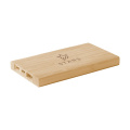 Bamboo 4000 Powerbank ārējais lādētājs, bambusa