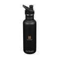 Klean Kanteen Classic otrreizējās pārstrādes ūdens pudele 800 ml, melns