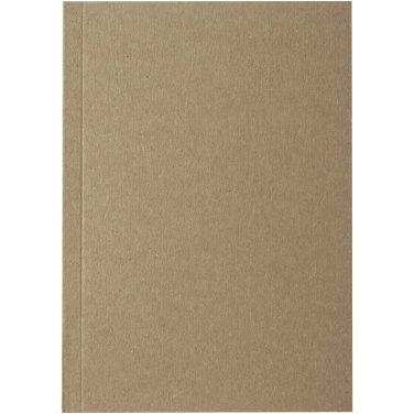Logotrade logo dāvanas foto: Novella Austen A6 pārstrādāta mīksto vāku kraft piezīmju grāmatiņa - 100 loksnes