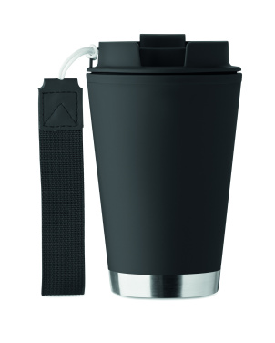 Logotrade biznesa dāvanas foto: Dubultsienu glāze 300ml