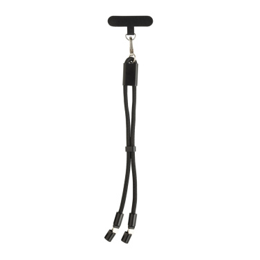 Logotrade ziemassvētku dāvanas foto: LoopAmp RCS RPET regulējama telefona siksniņa ar 60 W kabeli
