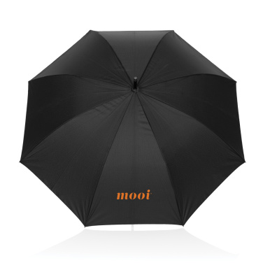 Logotrade Ideja dāvanas foto: Swiss Peak Vero Aware™ RPET 25 collu lietussargs ar greznu rokturi