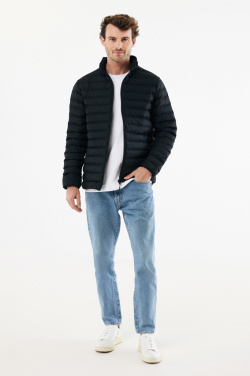 Logotrade korporatīvās dāvanas foto: IQONIQ Maiko vīriešu pārstrādāta poliestera polsterēta jaka