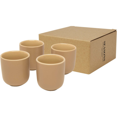 Logotrade logo dāvanas foto: Vīriešu 4-daļīga 90 ml espresso tase