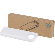 Alkes 5000 mAh 12W ūdensizturīgs pārnēsājamais akumulators no pārstrādātas plastmasas ar karabīni