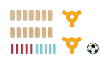 Logotrade logo dāvanas foto: Koka futbola spēle