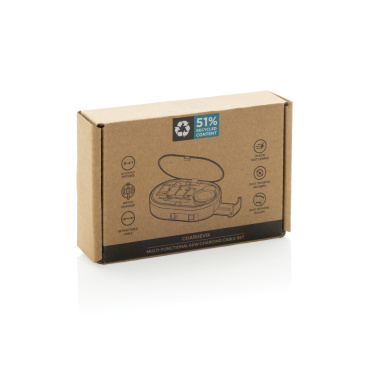 Logotrade ziemassvētku dāvanas foto: Chargevix RCS rplastic daudzfunkcionāls 60W uzlādes komplekts