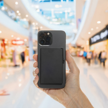 Logotrade biznesa dāvanas foto: Standarta alumīnija RFID magnētiskais tālruņa karšu turētājs