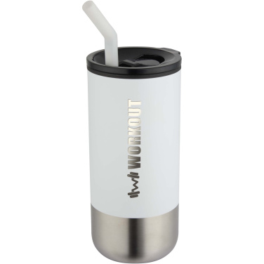Logotrade Ideja dāvanas foto: Grayson 480 ml RCS pārstrādāta termokrūze ar salmiņu