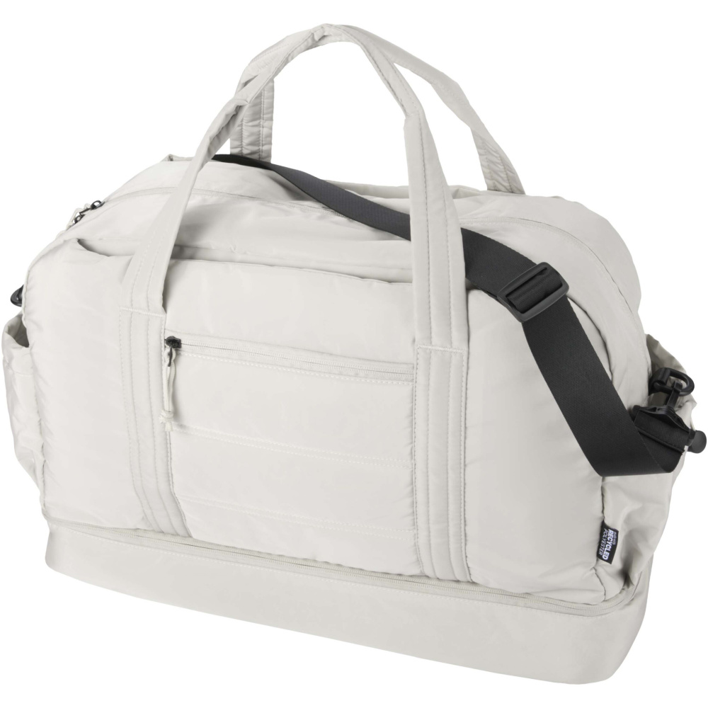 Logotrade dāvanas foto: Puffer GRS pārstrādāta sporta soma ar izolētu pamatni 30L