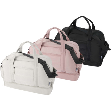 Logotrade biznesa dāvanas foto: Puffer GRS pārstrādāta sporta soma ar izolētu pamatni 30L