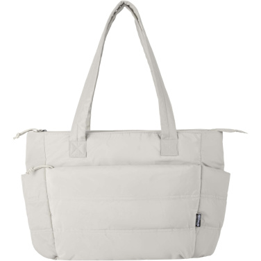 Logotrade Ideja dāvanas foto: Puffer 15,6" GRS pārstrādāta klēpjdatora iepirkumu soma 18L