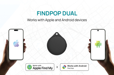 Logotrade Ideja dāvanas foto: Findpop Dual RCS pārstrādātas plastmasas priekšmetu meklētājs IPX5