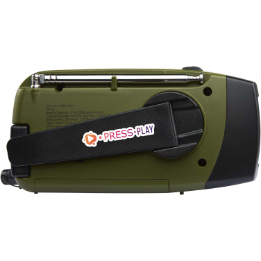 Logotrade ziemassvētku dāvanas foto: Avior RCS pārstrādātas plastmasas avārijas radio