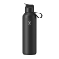 Ocean Bottle Peak GO 710 ml pārstrādāta nerūsējošā tērauda ūdens pudele, Obsidiāna melns