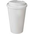 Americano® POP 350 ml izolēta glāze ar pret izšļakstīšanos drošu vāku, Balts