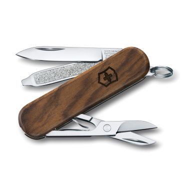 Logotrade biznesa dāvanas foto: VICTORINOX kabatas nazis Classic SD Wood 5 funkcijas