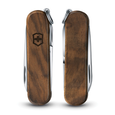 Logotrade logo dāvanas foto: VICTORINOX kabatas nazis Classic SD Wood 5 funkcijas