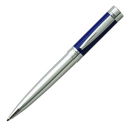 Логотрейд pекламные подарки картинка: Ballpoint pen Zoom Azur