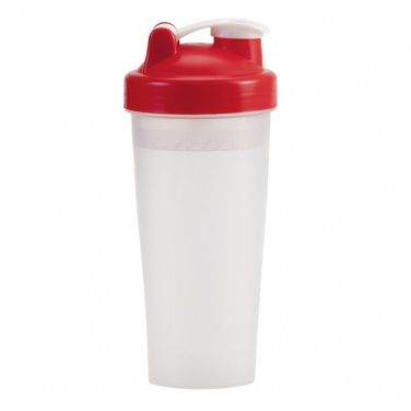 Логотрейд pекламные подарки картинка: Šeiker Muscle Up, 600 ml, punane