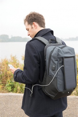 Логотрейд pекламные cувениры картинка: Firmakingitus: Swiss Peak eclipse solar backpack, black