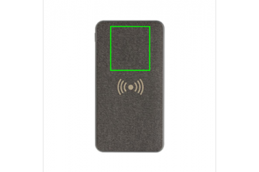 Лого трейд pекламные продукты фото: Ärikingitus: Tela 8.000 mAh 5W Wireless Powerbank, grey