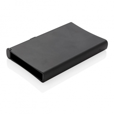 Лого трейд pекламные cувениры фото: Meene: Standard aluminium RFID cardholder, black