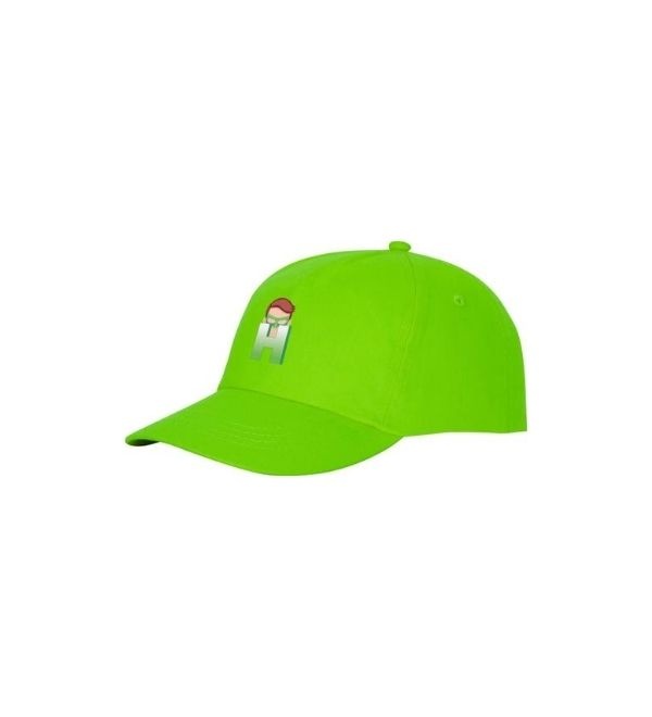 Логотрейд pекламные подарки картинка: Кепка из 5 панелей Feniks, light green