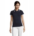 PASADENA women polo 200g, Французский флот/белый