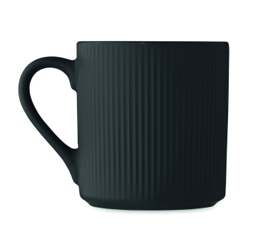 Лого трейд pекламные подарки фото: Ribbed ceramic mug mat 340 ml